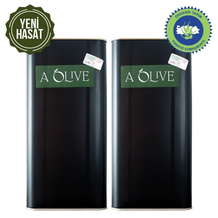 İkili Yeni Mahsül - Erken Hasat 5 Litre Zeytinyağı
